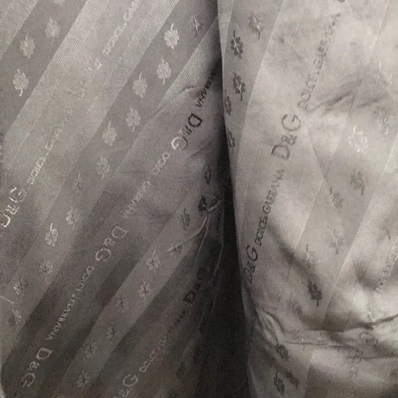 MENS DOLGE &  GABBANA BLACK METALLIC JACKET - Picture 4 of 8